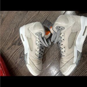 Stylish Beige and Gray Sneakers